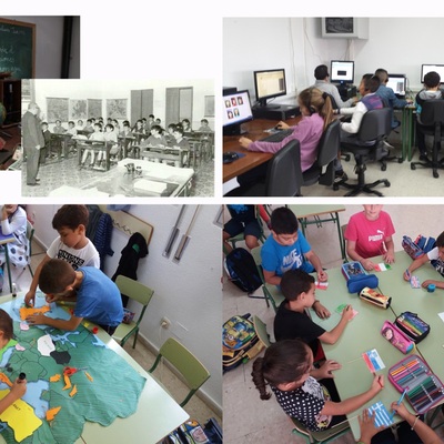 Timeline: Evolución   de los Enfoques Pedagógicos de la Escuela