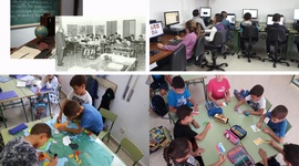 Timeline: Evolución   de los Enfoques Pedagógicos de la Escuela