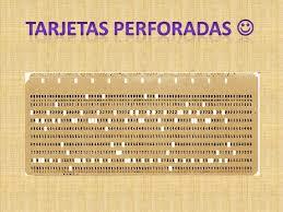 Tarjetas perforadas