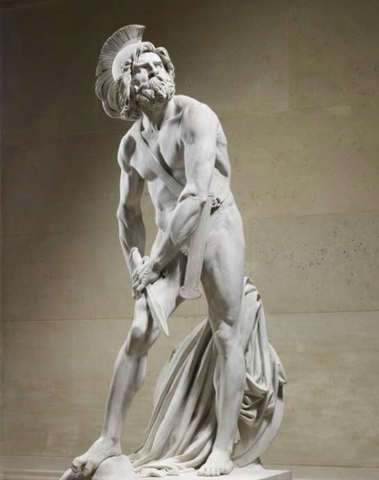 Filopemén herido, David d’Angers.