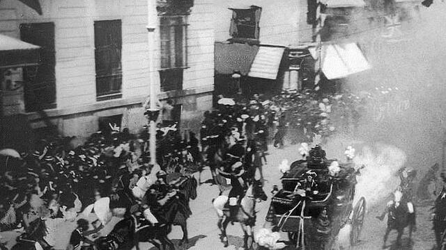 Atemptat a la boda d'Alfons XIII per Mateo Morral