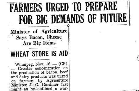 Farmers: Increased Food Production in World War II
