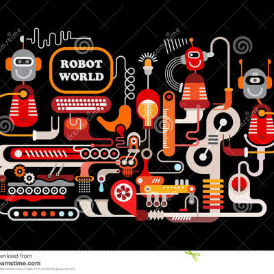 Timeline: Frise histoire de la robotique (Khadija Chelli)