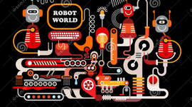 Timeline: Frise histoire de la robotique (Khadija Chelli)