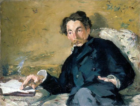 Retrato de Mallarmé; Edouard Manet