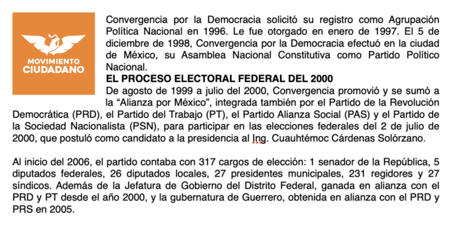 MOVIMIENTO CIUDADANO (MC)