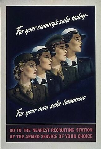 Women working during WWII