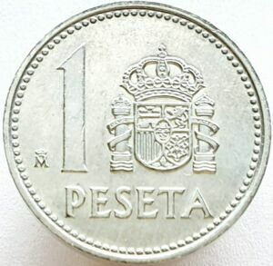 La peseta moneda única de España.