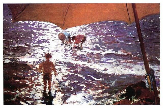 Mediodía en la playa - Sorolla