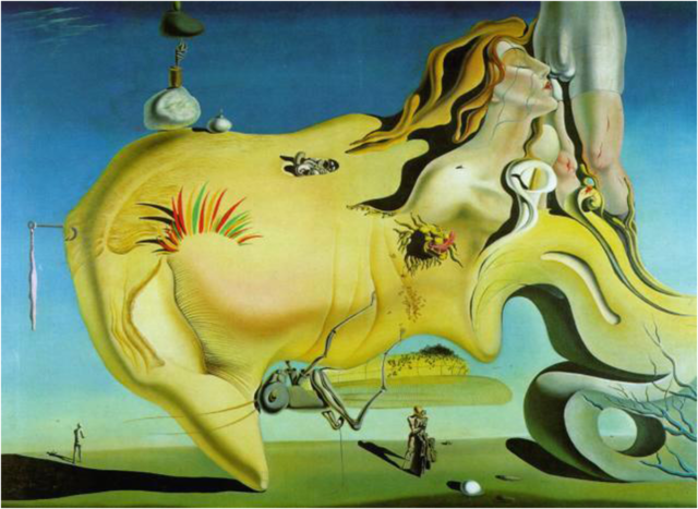 El gran masturbador - Dalí