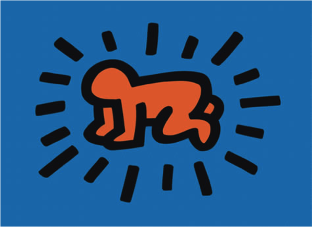 Bebé radiante - Keith Haring