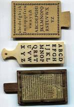 Horn books were created for children