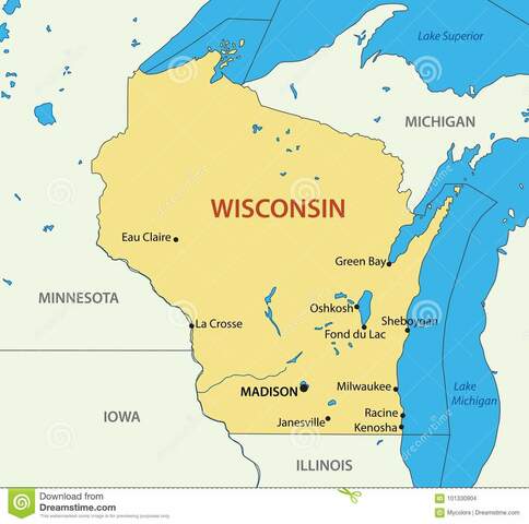 Wisconsin Estados Unidos.