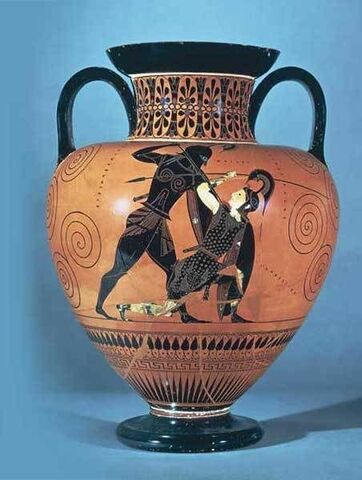 Anfora dipinta a figure nere