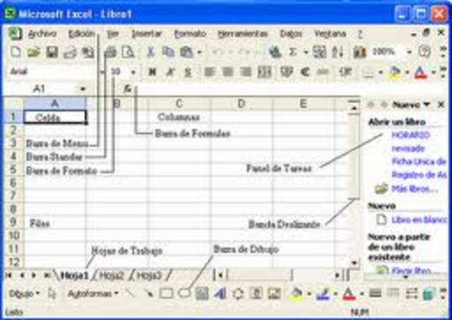 Primera version de Microsoft Excel