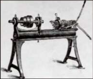 Primer torno automatico