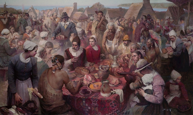 The first Thanksgiving