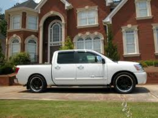 my dad bought a new nissan titan