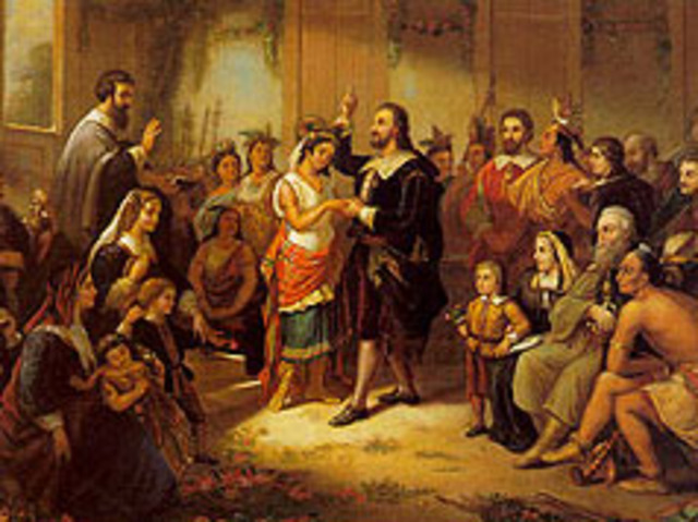 The First Angelo-Powhatan War was ended by a peace treaty