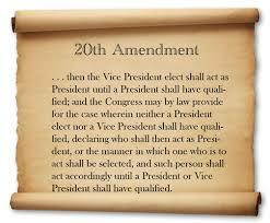 The 20th amendment