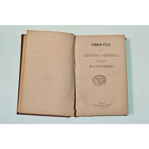 Código Civil de 1870 para el DF