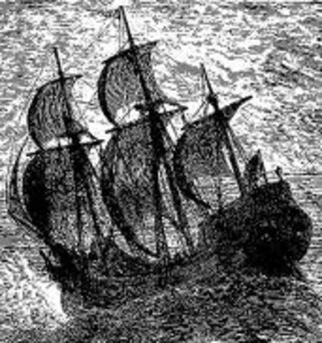 A Dutch warship appeared off Jamestown