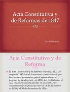 Actas de las Reformas de 1847