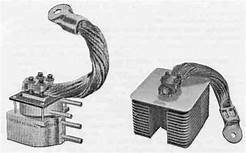 Rectificadores de selenio y rectificadores de arco de mercurio gigantes.