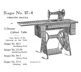 Máquina de coser Singer
