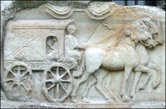 Romans established the first postal service in the western world