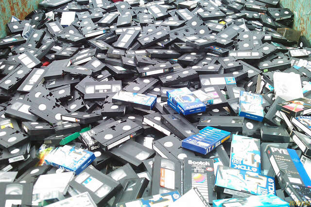 VHS tapes are available in America