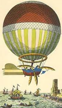 Jean-Francios and another man flew over Paris without any saftey constraints.