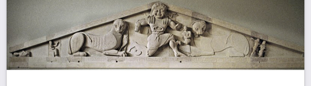 Tempio di Artemide, il Frontone