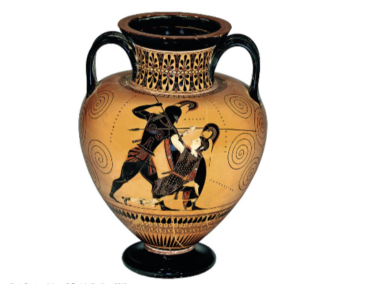Anfora a figure nere, Exechias
