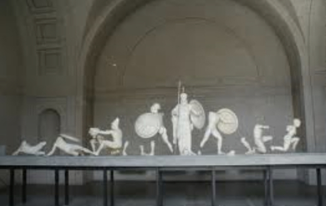 il tempio di Atena aphaia il frontone