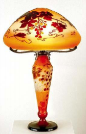 Lámpara, Emille Gallé