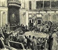 Proclamación de la Primera República.