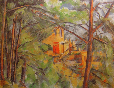 Vista de Château Noir, Paul Cézanne