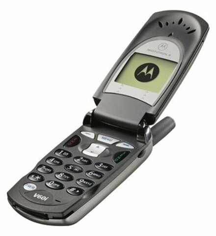 first flip phone was made