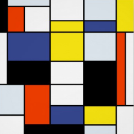 Composición B, Piet Mondrian