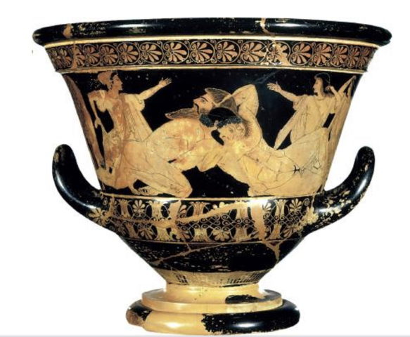 Cratere con Eracle e Anteo