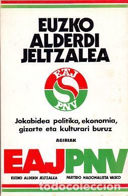 "Euzko Alderdi Jeltzalearen" agiria