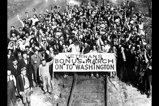 War Veterans Bonus March