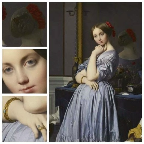 "La Condesa de Haussonville" de INGRES