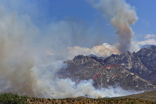 Wild fire in Arizona