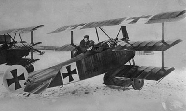 Baron Manfred von Richthofen shot down