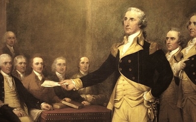 Washington leaves Office