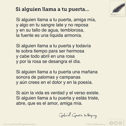 Si alguien llama a tu puerta.