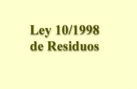 Ley de tratamiento de residuos urbanos en España