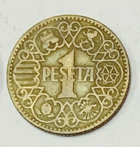 La peseta moneda única de España (octubre)